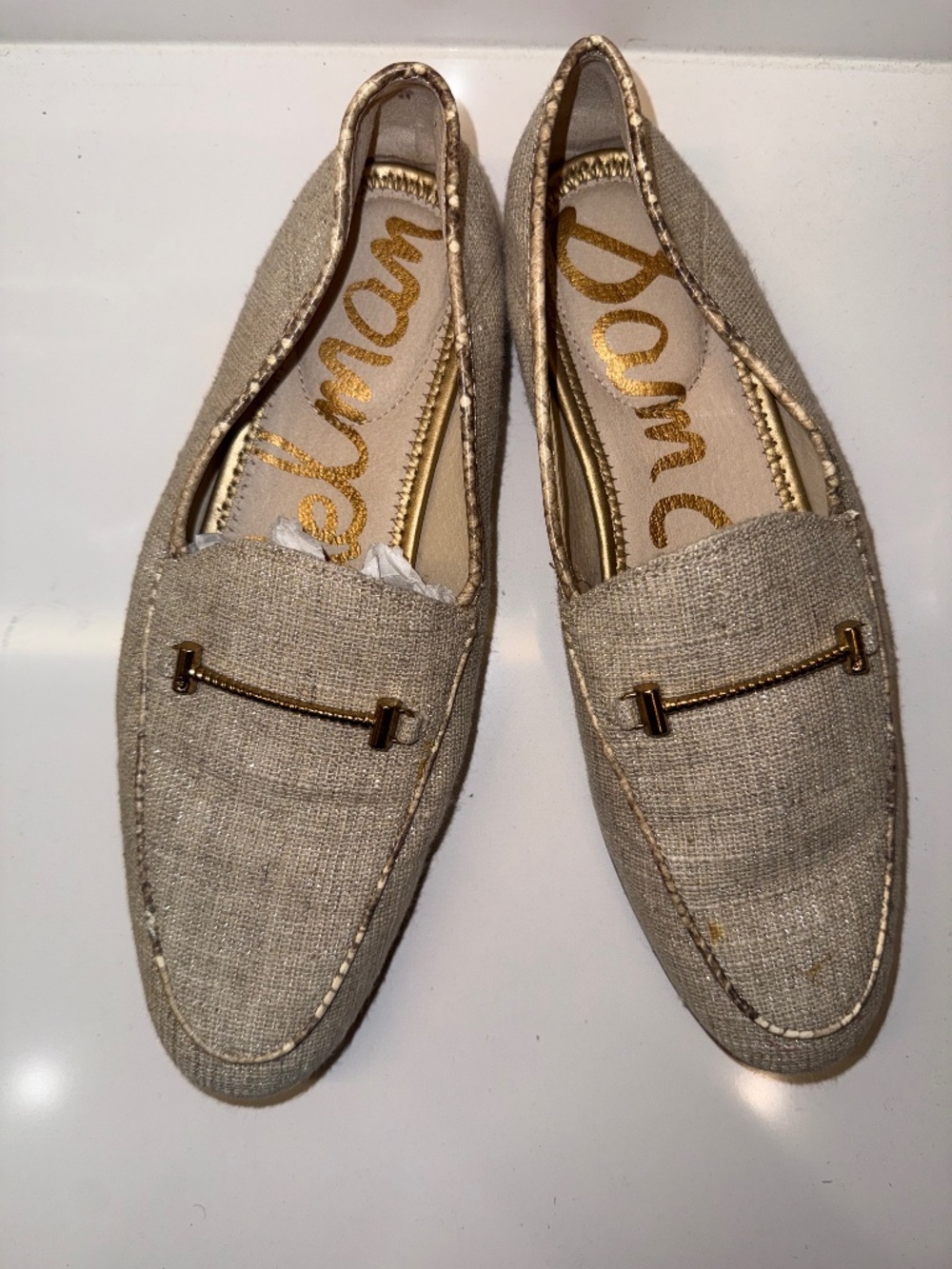 Sam Edleman flat Cream Colored Shoe (Loraine) Shoe